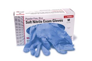 Glove Exam ProAdvantage Medium NonSterile Soft Nitrile Standard Cuff Length Textured Fingertips Blue Chemo Tested (200/BX 10BX/CS) by Pro Advantage  ID P359023